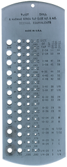#52-480-015 - Number 61 to 80 - Drill Gage - Caliber Tooling