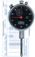 1 Total Range - 0-100 Dial Reading - AGD 2 Dial Indicator - Caliber Tooling