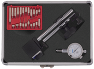 Kit Contains: Noga Mini Mag Base; AGD Group 1 Indicator; 22-Piece Contact Point Set In Aluminum Case - Mini Mag Set - Caliber Tooling