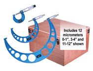 0 - 12" .0001" Graduation Micrometer Set - Caliber Tooling