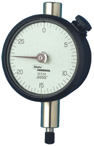 .025 Total Range - 0-5-0 Dial Reading - AGD 1 Dial Indicator - Caliber Tooling