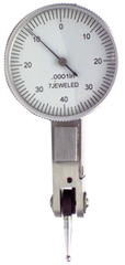 .008 Range - .0001 Graduation - Horizontal Dial Test Indicator - Caliber Tooling