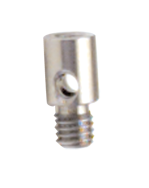 M3 x .5 Male Thread - 5mm Length - Stainless Steel Adaptor Tip - Caliber Tooling