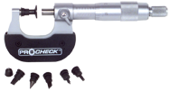 Anvil - 7-Pc Anvil Attachment Kit - .235; .250; & .270 Anvil Dia. - Individual Micrometer Anvil Attachment - Caliber Tooling