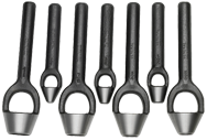 #1271ST - 1/4 to 1'' Diameter - 7 Piece Arch Punch Set - Caliber Tooling