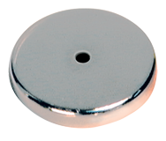 Low Profile Cup Magnet - 2-1/32'' Diameter Round; 74 lbs Holding Capacity - Caliber Tooling