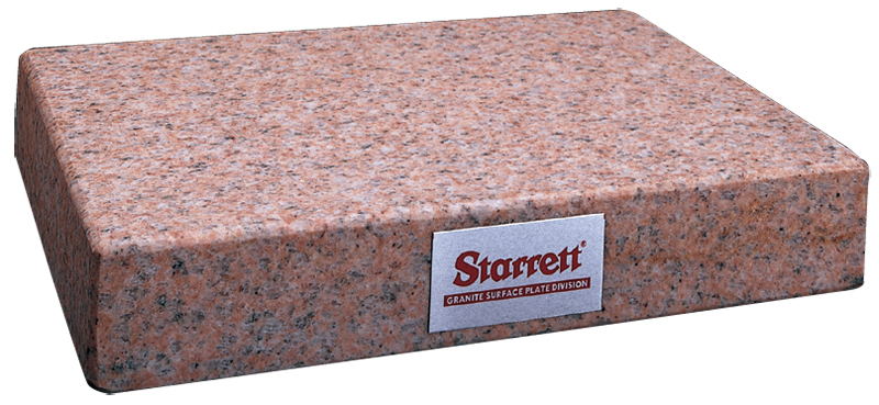 24 x 36" - Grade B 2-Ledge 6'' Thick - Granite Surface Plate - Caliber Tooling