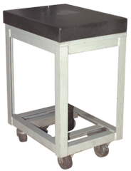 24 x 36" - Surface Plate Stand 0-Ledge with Leveling Screws - Caliber Tooling