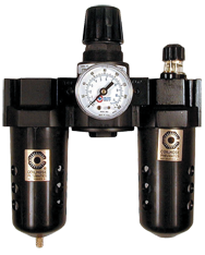 #27FRL4-G - 1/2 NPT - Modular Series Standard Filter-Regulator-Lubricator - Caliber Tooling