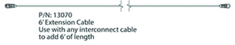 EXTENSION CABLE 6 FT/1.8M - Caliber Tooling