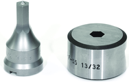 PDH7/16; 7/16" Hex Punch & Die Set - Caliber Tooling