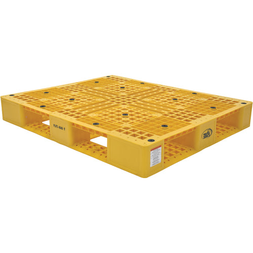 Yellow Plastic Pallet 8000 lb 47 3/8 × 39 3/8 - Exact Industrial Supply