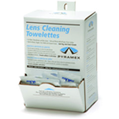 Lens Cleaner: 100 Wipe Count, Individually Wrapped, Pre-Moistened, 8 in (W) × 5 in (L) Wipe Size - Caliber Tooling