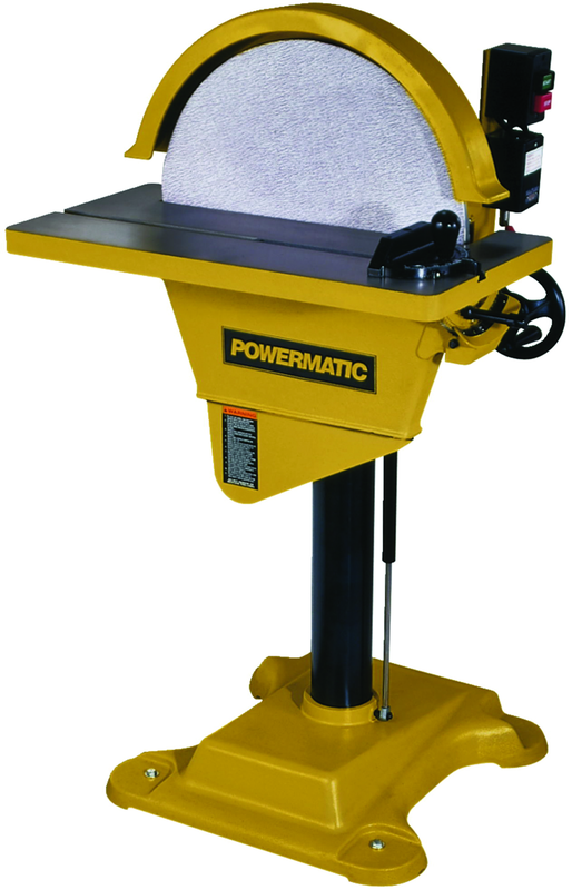 Disc Sander - #DS20; 10-1/2 x 27-1/2" Table; 3HP; 230V/460V; 3PH Motor - Caliber Tooling