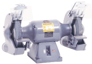 Bench Grinder - #105W; 10 x 1 x 7/8'' Wheel Size; 1.5HP; 3PH; 575V Motor - Caliber Tooling