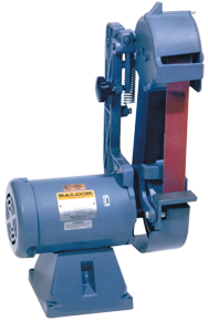 Belt Grinder - #2048-151D; 2 x 48'' Belt; 1.5HP; 1PH; 115/230V Motor - Caliber Tooling