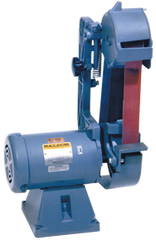 Belt Grinder - #2048-151D; 2 x 48'' Belt; 1.5HP; 1PH; 115/230V Motor - Caliber Tooling