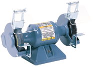 Grinder/Buffer - #8250W; 8 x 1 x 3/4'' Wheel Size; 3/4HP; 1PH; 115/230V Motor - Caliber Tooling