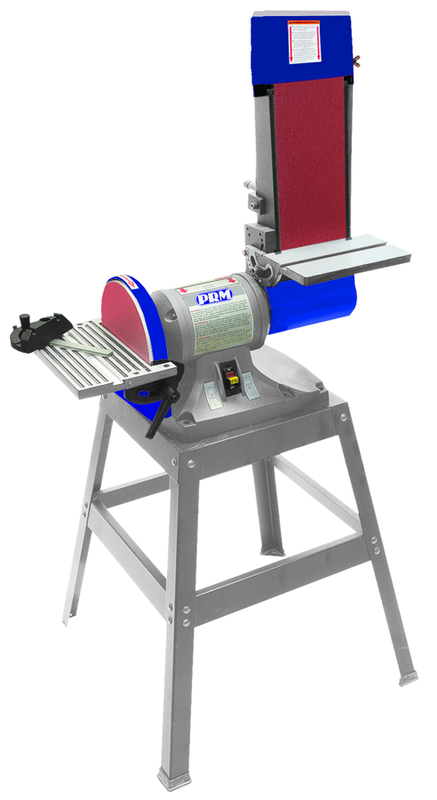 6" x 48" Belt and 9" Disc Combination Sander 1HP 115/230V 1PH; Open Stand; Miter Gauge - Caliber Tooling