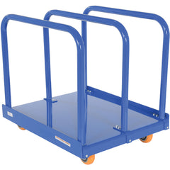 Heavy Duty Panel Cart 4K 5 × 2 Poly (Orange) - Exact Industrial Supply