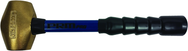 PRM Pro 8 lb. Brass Hammer with 32" Fiberglass Handle - Caliber Tooling