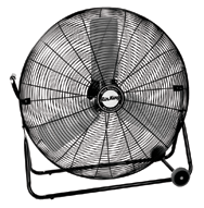 24" Industrial Grade Floor Fans; 3-speed; 1/4 HP; 120V - Caliber Tooling