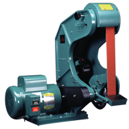 Belt Grinder - #760MC150A; 1-1/2 x 60'' Belt; 1.5HP; 1PH; 230V Motor - Caliber Tooling