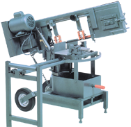 Horizontal Mitre Bandsaw - #1800; 9 x 14'' Capacity; 1HP; 1PH; 110/220V Motor - Caliber Tooling