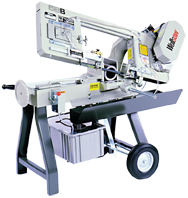 Horizontal/Vertical Bandsaw - #58BD; 9-1/2 x 11'' Capacity; 1/2HP; 1PH; 115V Motor - Caliber Tooling