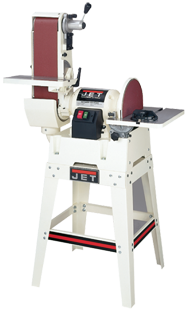 6" x 48" Belt and 12" Disc Floor Standing Combination Sander 1-1/2HP 115/230V; 1PH - Caliber Tooling