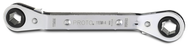 Proto® Offset Double Box Reversible Ratcheting Wrench 11 x 13 mm - 6 Point - Caliber Tooling