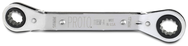 Proto® Offset Double Box Reversible Ratcheting Wrench 15 x 17 mm - 12 Point - Caliber Tooling