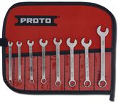 Proto® 8 Piece Full Polish Combination Short Wrench Set - 6 Point - Caliber Tooling