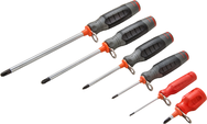 Proto® Tether-Ready 6 Piece Duratek Phillips Screwdriver Set - Caliber Tooling