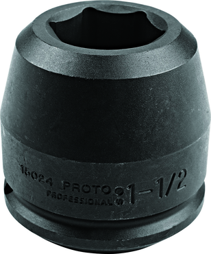 Proto® 1-1/2" Drive Impact Socket 3-1/2" - 6 Point - Caliber Tooling