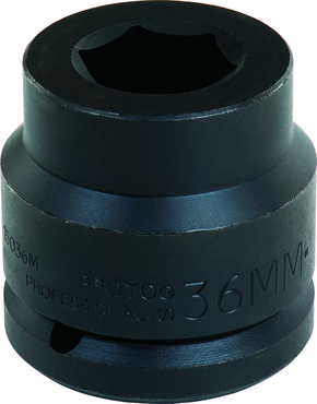 Proto® 1-1/2" Drive Impact Socket 36 mm - 6 Point - Caliber Tooling