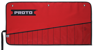 Proto® Red Canvas 14-Pocket Tool Roll - Caliber Tooling