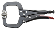 Proto® Locking Mini C-Clamp Pliers w/Swivel Pads - 12-19/32" - Caliber Tooling