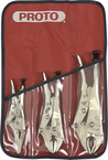 Proto® 3 Piece Locking Pliers Set - Nickel Chrome - Caliber Tooling