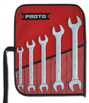 Proto® 5 Piece Satin Open-End Wrench Set - Caliber Tooling