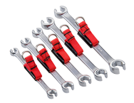 Proto® Tether-Ready 5 Piece Metric Double End Flare Nut Wrench Set - 6 Point - Caliber Tooling