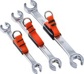 Proto® Tether-Ready 3 Piece Double End Flare Nut Wrench Set - 6 Point - Caliber Tooling