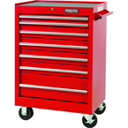 Proto® 440SS 27" Roller Cabinet - 7 Drawer, Red - Caliber Tooling