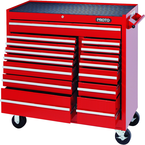 Proto® 440SS 41" Workstation - 15 Drawer, Red - Caliber Tooling