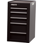 Proto® 450HS Side Cabinet - 5 Drawer, Black - Caliber Tooling