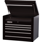 Proto® 450HS 34" Top Chest - 5 Drawer, Black - Caliber Tooling