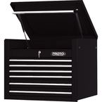 Proto® 450HS 34" Top Chest - 6 Drawer, Black - Caliber Tooling