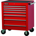 Proto® 450HS 34" Roller Cabinet - 7 Drawer, Red - Caliber Tooling