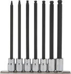 Proto® 3/8" Drive 7 Piece Ball Style Extra Long Hex Bit Set - Caliber Tooling