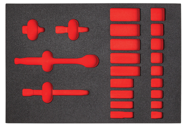 Proto® Foam Tray for Tool Set J52134 with Precision 90 Ratchet- 11x16" - Caliber Tooling